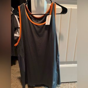 Mens orange theory tank top